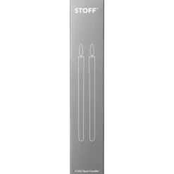 Set de 2 Velas LED STOFF Uyuni Lighting, blanco