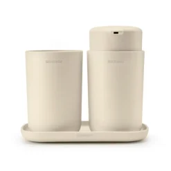 Set de accesorios para el baño ReNew Brabantia, Soft Beige