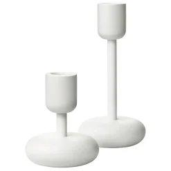 Set de candelabros Nappula, blanco
