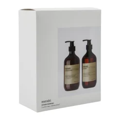 Set de regalo Meraki jabón de manos y detergente líquido, Exfoliating Northern star, Blossom breeze