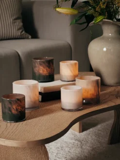 Solai farol para vela, Light Green, Ø8 cm