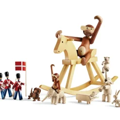 Soldado de madera, rojo-azul