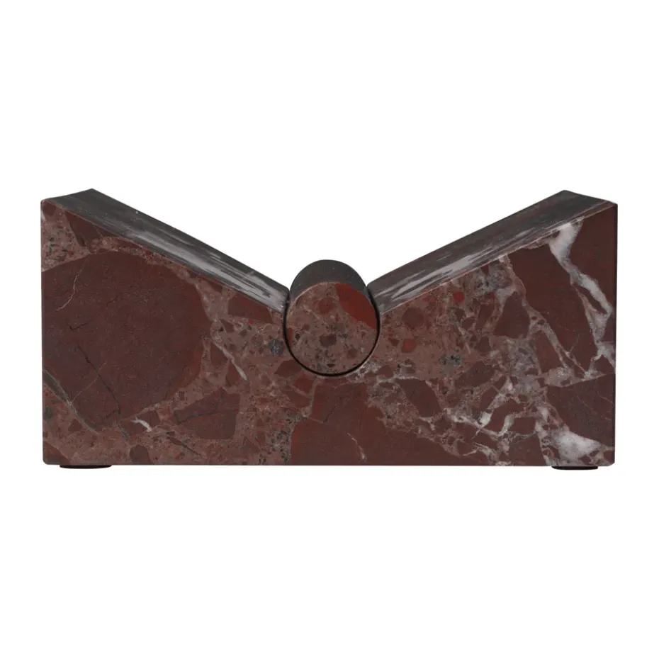 Soporte para libros Tvara, Rosso levanto, 22x22 cm