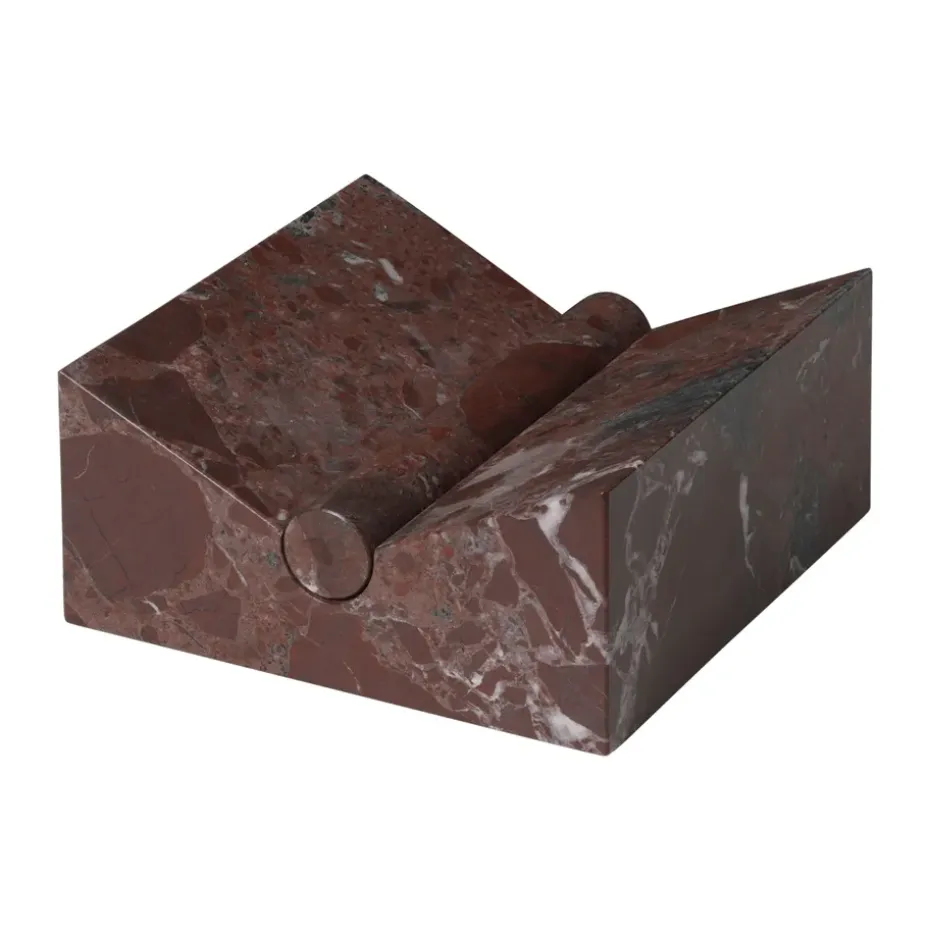 Soporte para libros Tvara, Rosso levanto, 22x22 cm