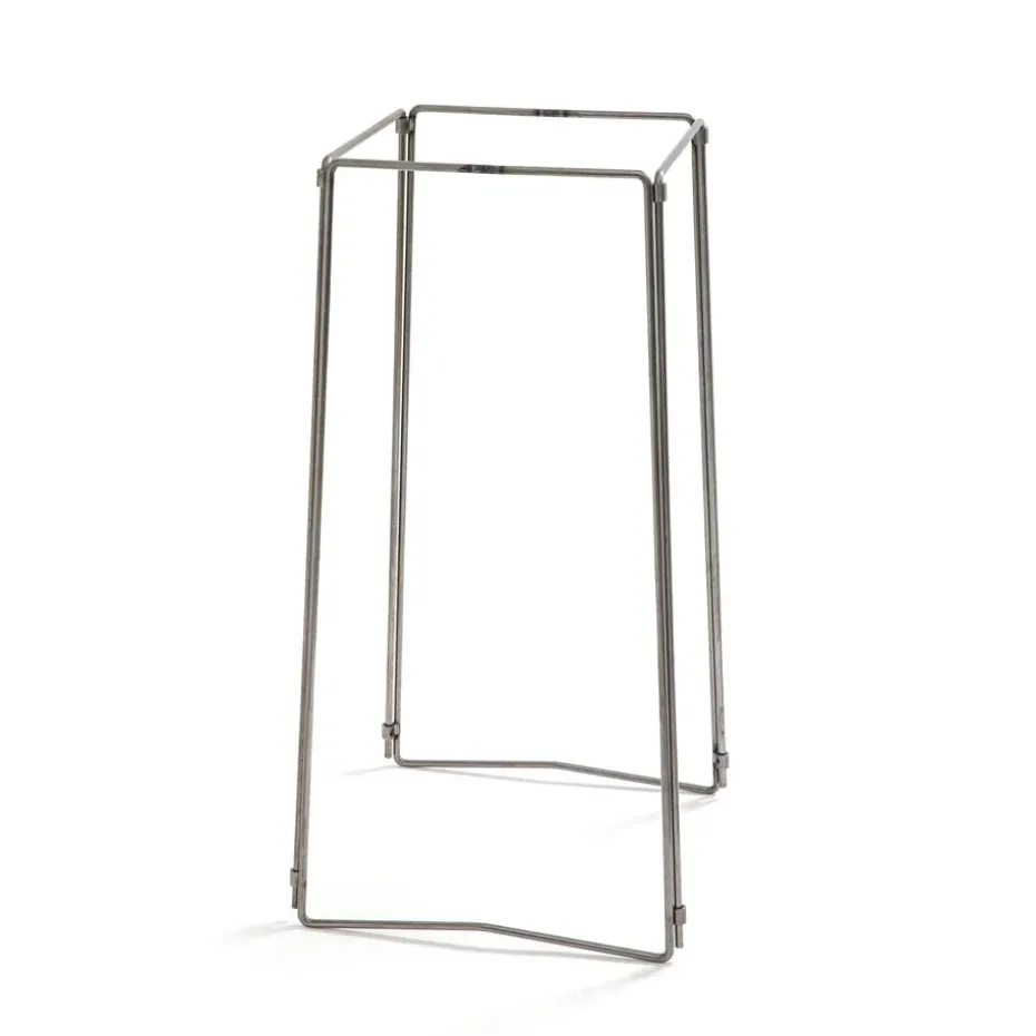 Soporte para portavelas Stumpastaken, plata