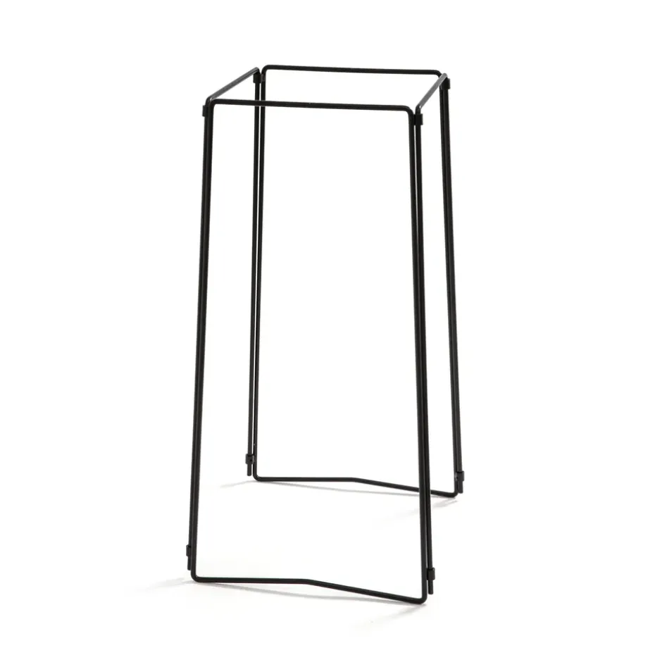 Soporte para portavelas Stumpastaken, negro