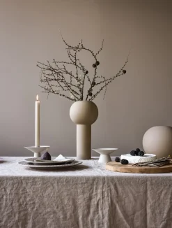 Soporte para vela pequeña Uma, Sand