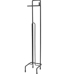 Soporte portarrollos baño Premium Line, cromo negro