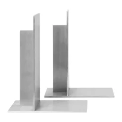 Soportes para libros Lager, 2-pack, Aluminium