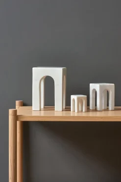 Sujetalibros Arkis 3 piezas, blanco