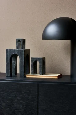 Sujetalibros Arkis 3 piezas, negro