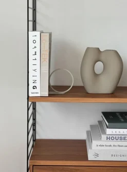 Sujetalibros Book Ring 10 cm, Sand