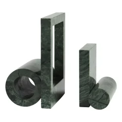 Sujetalibros Booknd mármol, Verde