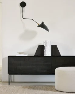 Sujetalibros Grooves, 2-packkkk, Mahogany dark brown