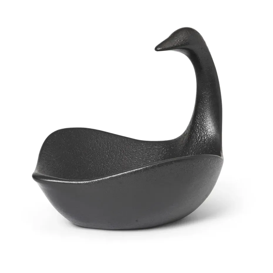 Swan Centrepiece, Black