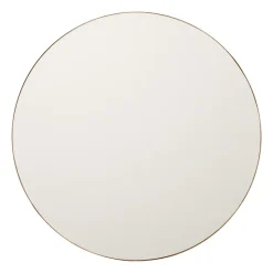 Tablero de notas Retell pinboard Ø80 cm, blanco-latón