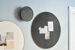 Tablero de notas Retell pinboard Ø80 cm, negro-latón