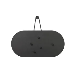 Tablón A-Bulletin Board, Black, incluido imanes