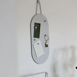 Tablón A-Bulletin Board, Soft grey, incl. imanes