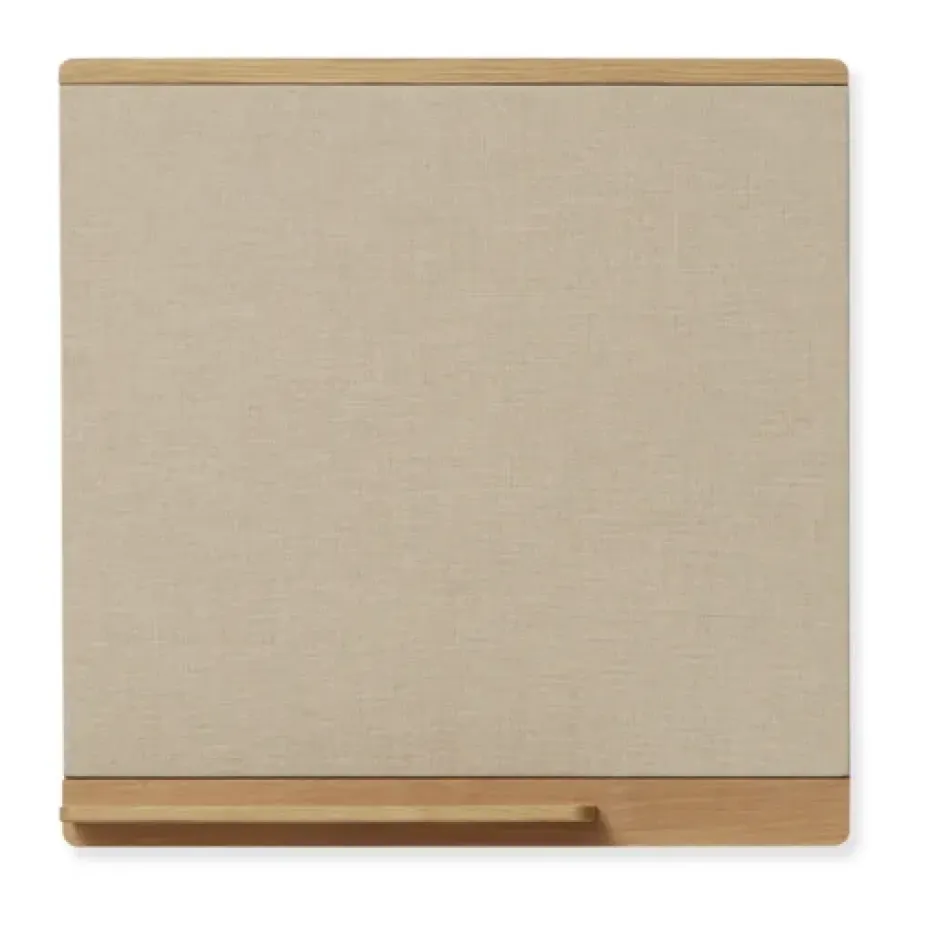 Tablón de corcho Rim 75x75 cm, Roble