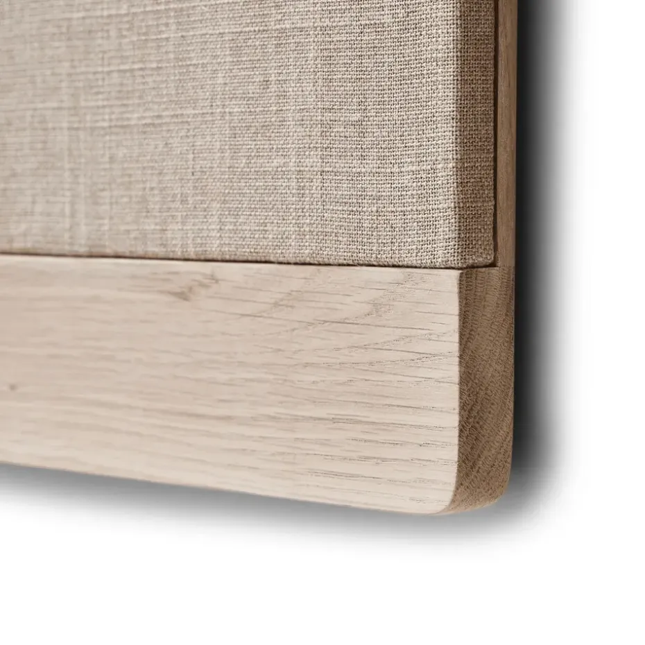 Tablón de corcho Rim 60x145 cm, Roble blanco