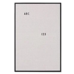 Tablón de letras A2 Design Letters, gris