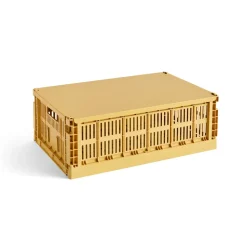 Tapa grande Colour Crate, Golden yellow