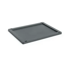 Tapa mediana Colour Crate plastic, Charcoal