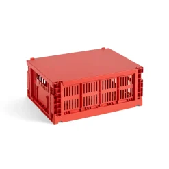 Tapa mediana Colour Crate, Red
