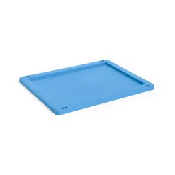 Tapa mediana Colour Crate plastic, Electric blue