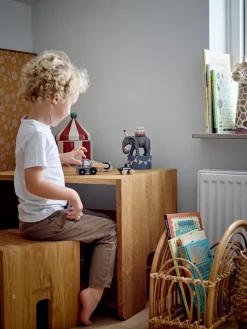 Tarro con tapa Cimmi, Rojo