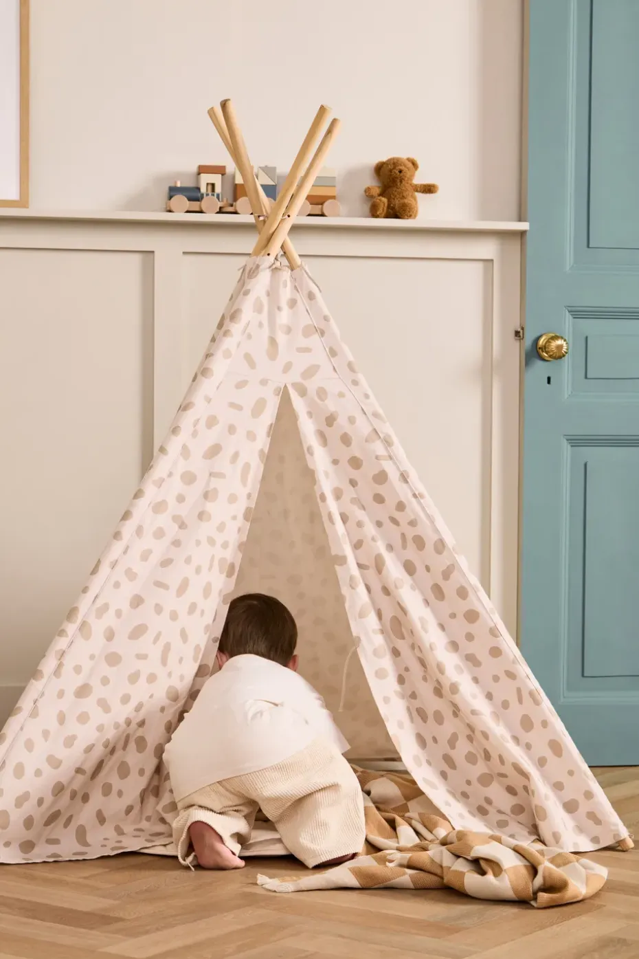 Tienda tipi Kid's Base 100x95x140 cm, Prick