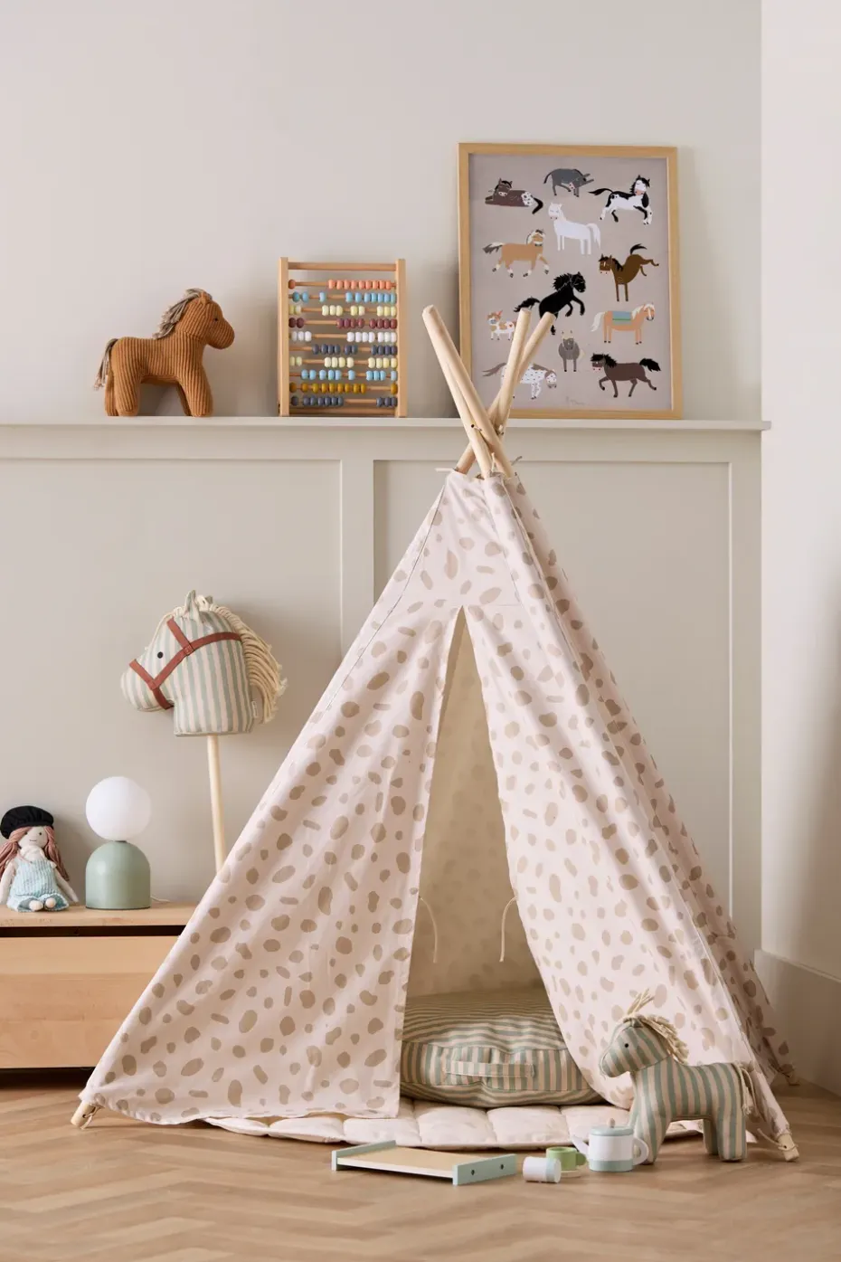 Tienda tipi Kid's Base 100x95x140 cm, Prick