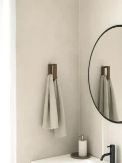 Toallero Andersen, Dark Stain Matt Lacquer Ash