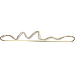 Toallero Curvature, latón