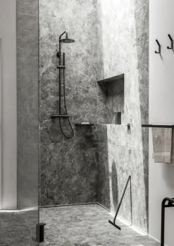 Toallero doble RIM 12x44 cm, Black