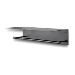 Toallero Dora con estante, Black