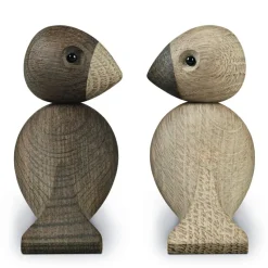 Tortolitos de madera, set de 2, roble