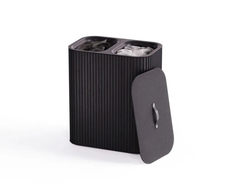 Tota Luxe cesta de ropa 90 L, Black