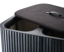 Tota Luxe cesta de ropa 90 L, Black