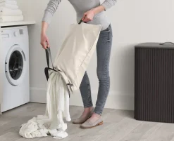 Tota Luxe cesta de ropa 90 L, Black