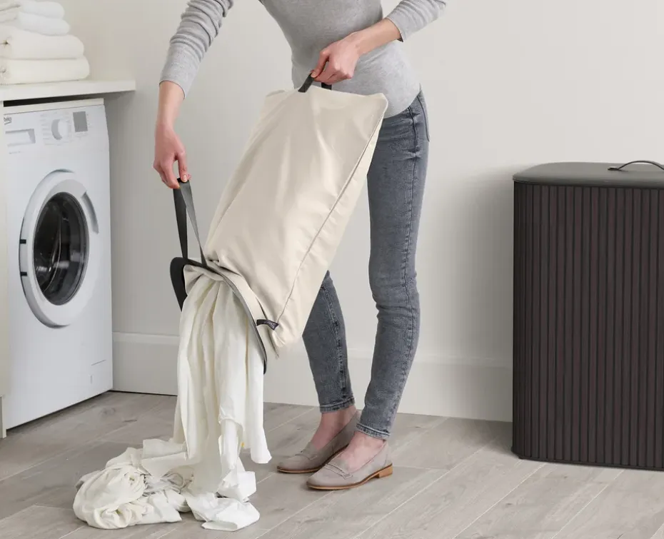 Tota Luxe cesta de ropa 90 L, Black