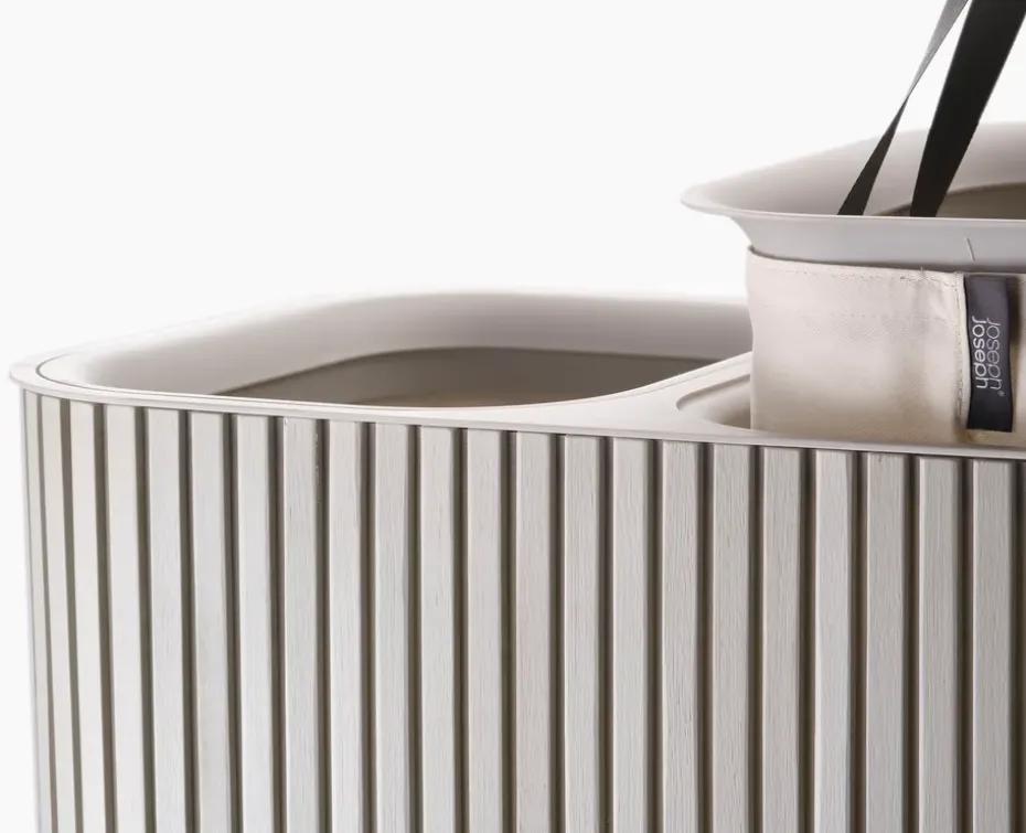 Tota Luxe cesta de ropa 90 L, Ecru