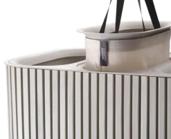 Tota Trio Luxe cesta de ropa 90 L, Ecru