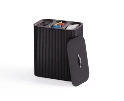 Tota Trio Luxe cesta de ropa 90 L, Black