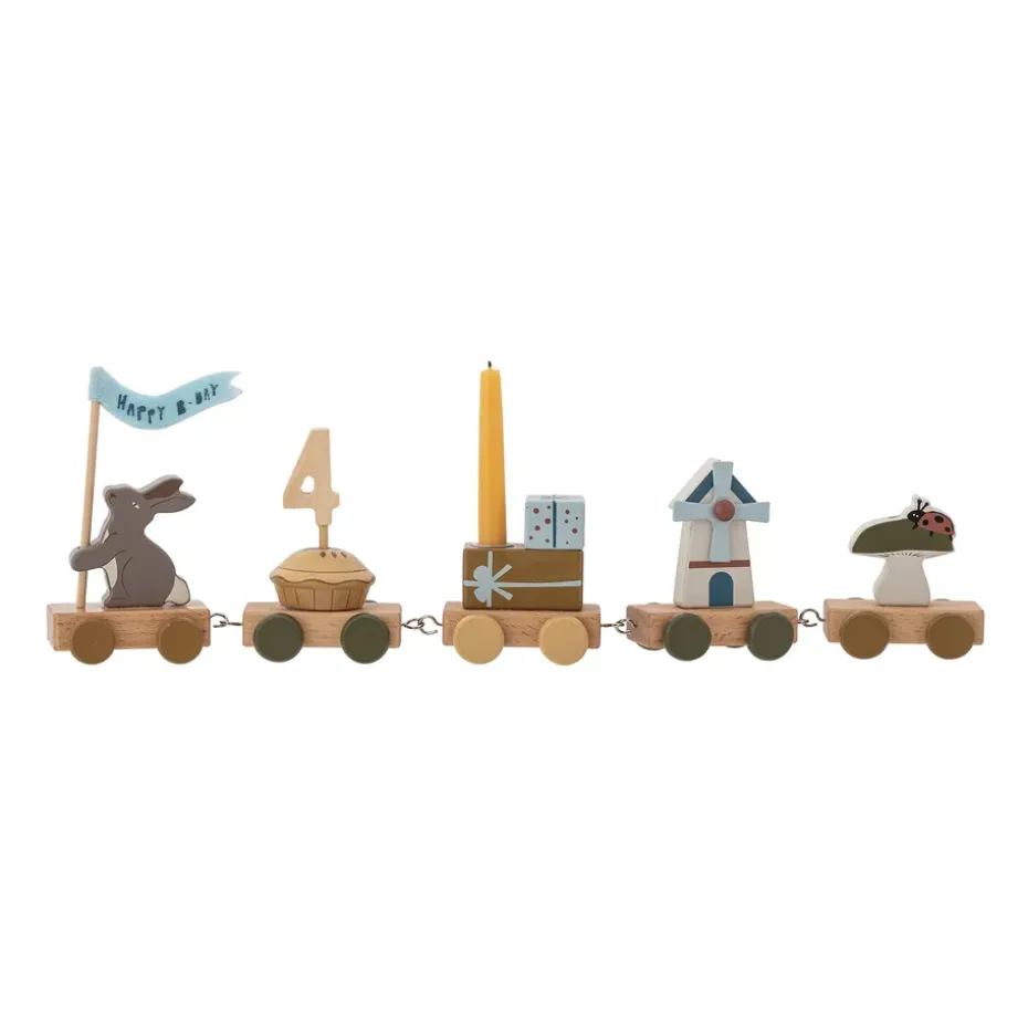 Tren de cumpleaños Alfi 39 cm, marrón