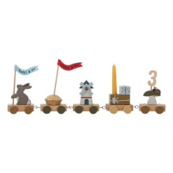 Tren de cumpleaños Alfi 39 cm, marrón