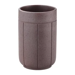 Vaso para cepillos de dientes Kua, Cedar Wood, Ø7 × 11 cm