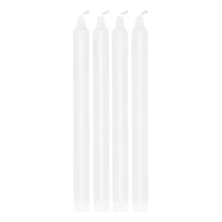 Vela Ambiance 27 cm, 4 unidades, Blanco