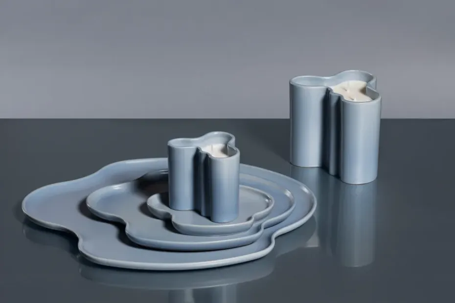 Vela aromática Aalto 11 cm, Agua